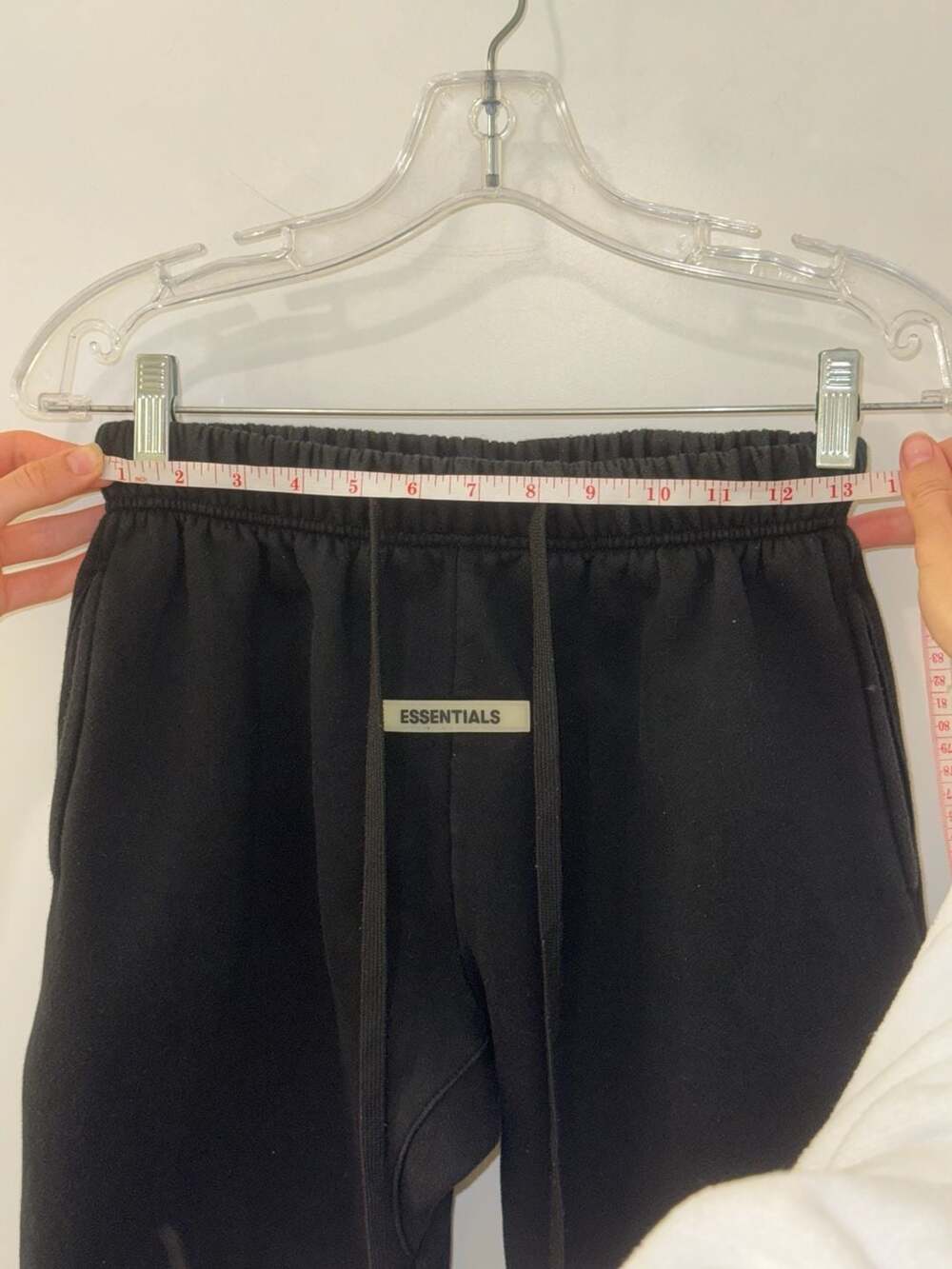 Fear of God Essentials Women’s Fleece Sweatpants in Black Sz S - Picture 4 of 7
